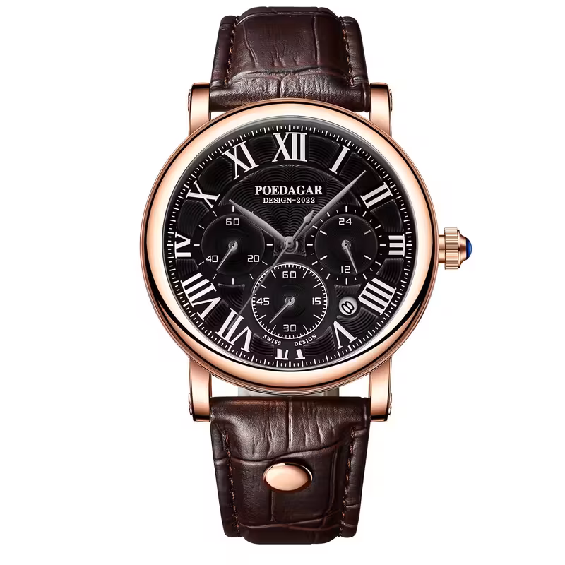 Reloj Poedagar U986 Negro